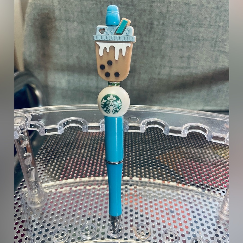 Starbucks coffee mate bead ink pen